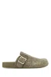 Loewe Textured Surface Slip-on Slippers