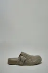Loewe Textured Surface Slip-on Slippers In Beige
