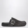 Loewe Ease Buckle Mule In Dark Brown In Brown