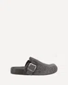 Loewe Mud Suede Ease Buckle Slippers