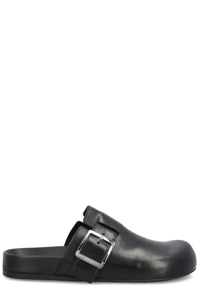 LOEWE EASE BUCKLE MULES