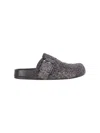 Loewe Ease Buckle Mule In Dark Brown In Brown