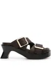 LOEWE EASE LEATHER SANDALS