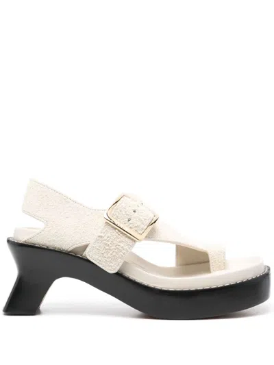 LOEWE LOEWE EASE LEATHER SANDALS