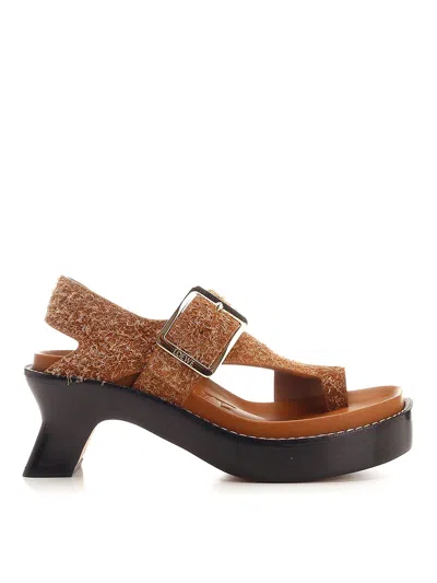 LOEWE EASE THONG SANDALS
