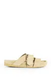 Loewe Easy Buckle Slides In Sand