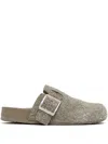 Loewe Textured Surface Slip-on Slippers