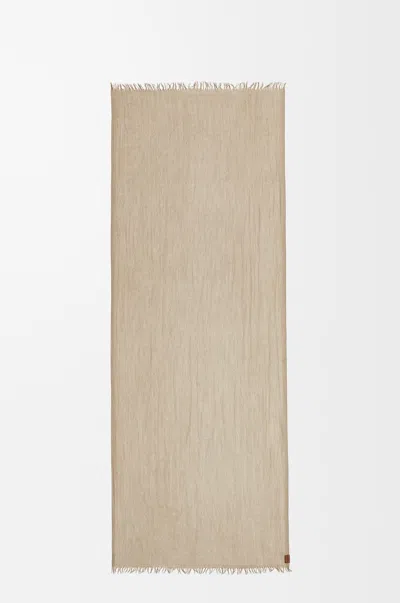 Loewe Schal Aus Kaschmir Für Frau In Brown