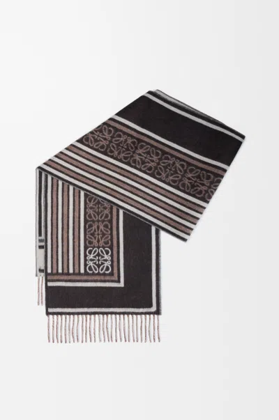 Loewe Scarf In Wool And Cashmere For Woman In Multi