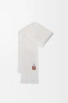 Loewe X Louis Wain Mohair And Wool Blend Scarf In White