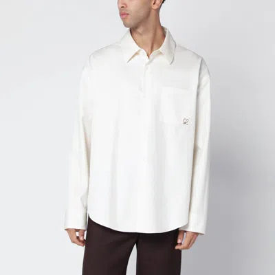 LOEWE ECRU COTTON SHIRT