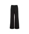 Loewe Elastic Waist Casual Pants In Black