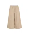 Loewe Elastic Waist Casual Pants In Nude