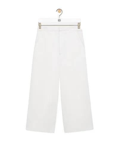 Loewe Elastic Waist Jeans In White