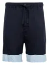 Loewe Elastic-waistband Shorts In Blue