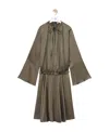 Loewe Tunic Dress In Viscose In Green