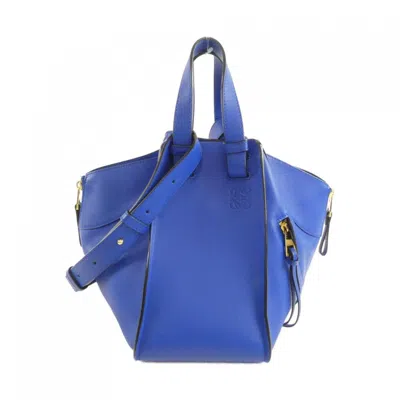 Pre-owned Loewe Electric Blue Leather Shoulder Bag ()