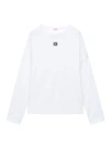 Loewe Oversized Long Sleeve T-shirt In White