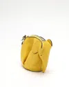 Loewe Elephant Charm In Calfskin In Yellow