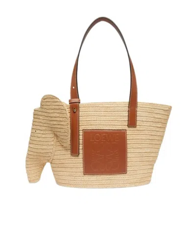 Loewe Elephant Handbag In Nude | ModeSens