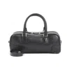Loewe Elongated Rectangular Shoulder Bag With Silver Hardware In Gray