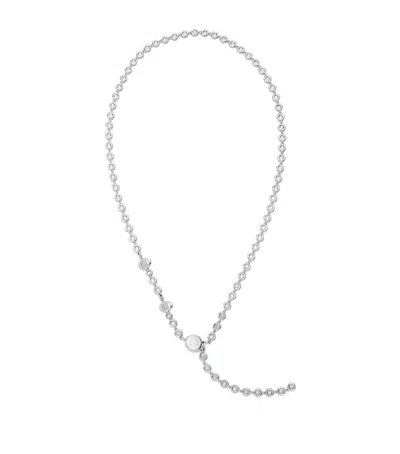 Loewe Embellished Chain Belt In Silver