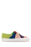 Loewe Embellished Fabric Terra Vulca Slip On In Multi