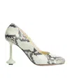 Loewe Toy Leather Pumps In White