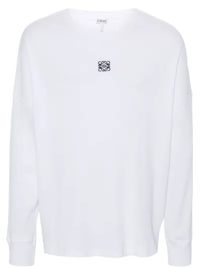 LOEWE EMBROIDERED ANAGRAM-MOTIF T-SHIRT