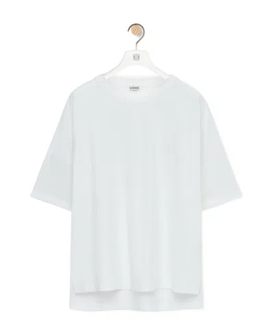 Loewe Embroidered-anagram T-shirt In White