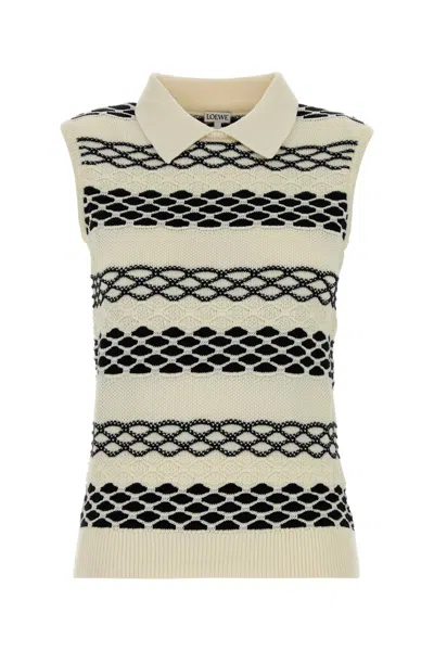 LOEWE EMBROIDERED COTTON VEST
