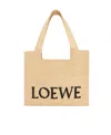 Loewe Small Tote Bag With Logo In Nude