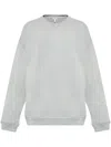 Loewe Embroidered Logo Sweatshirt In Grey