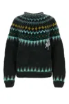 Loewe X Suna Fujita Jacquard Mohair-blend Sweater