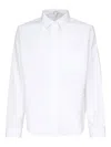 Loewe Embroidered-pocket Long-sleeves Shirt In White