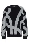 Loewe Embroidered Wool Blend Sweatshirt In Multi