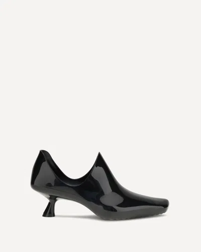 Loewe Emily Aqua Ankle Boots In Black
