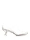 Loewe Emily Aqua Bootie 45 In Rubber With Multicolor Socks Pumps White In Multi