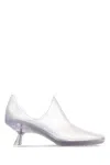 Loewe Emily Aqua Bootie 45 In Rubber With Multicolor Socks Pumps White In White