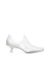 Loewe Emily Aqua Bootie 45 In Rubber With Multicolor Socks Pumps White In Transparent