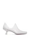 Loewe Emily Aqua Bootie 45 In Rubber With Multicolor Socks Pumps White In White