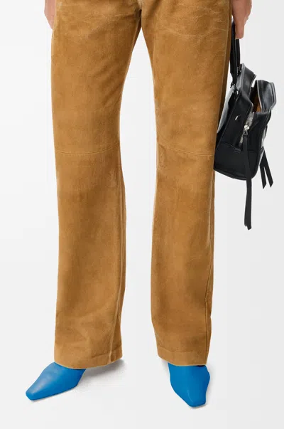 Loewe Emily Mule In Lambskin Size: 39 For Woman In Brown