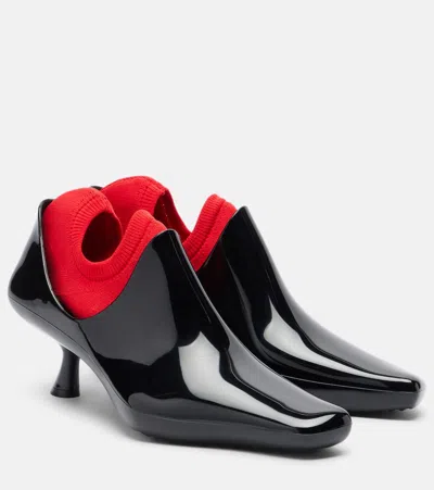 Loewe Emily Pvc Ankle Boots In Black