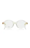 Loewe Epsilon Slim Round-frame Acetate Glasses