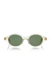 Loewe Epsilon Slim Round-frame Acetate Sunglasses