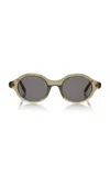 Loewe Epsilon Slim Round-frame Acetate Sunglasses