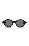 Loewe Epsilon Slim Round-frame Acetate Sunglasses