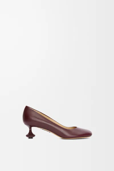 Loewe Round-headed High Heels In Red