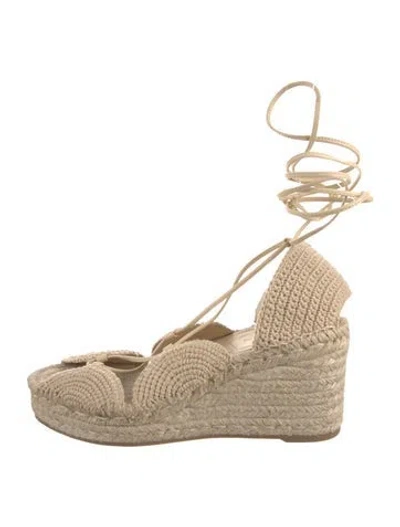 Pre-owned Loewe Espadrilles In Neutral