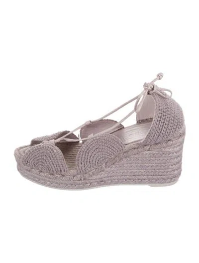 Pre-owned Loewe Espadrilles In Purple